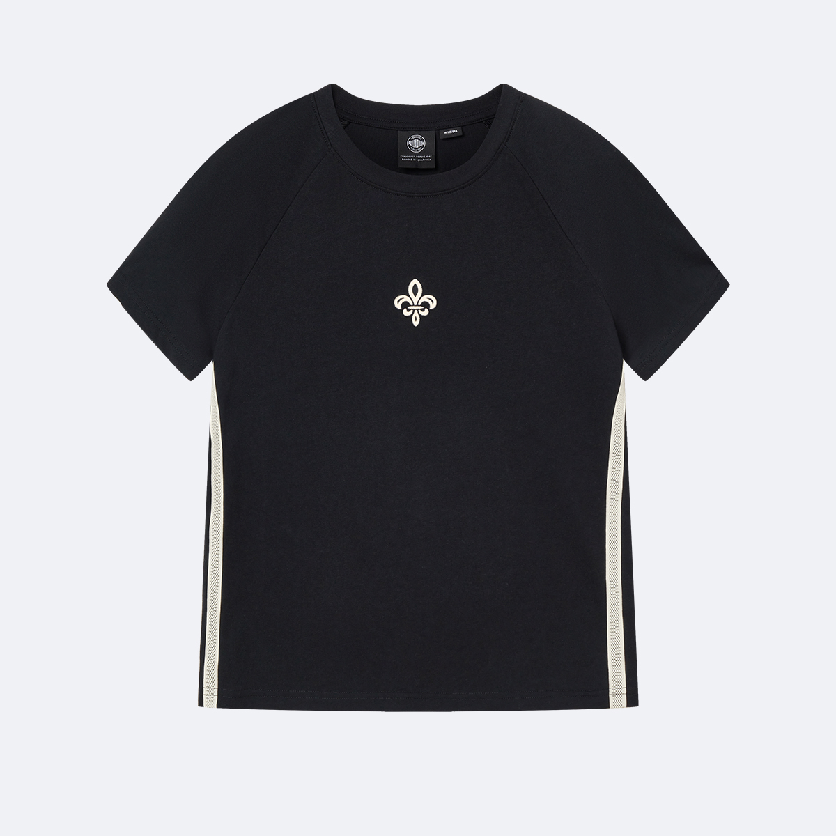 女裝刺繡鳶尾花LOGO短袖T裇