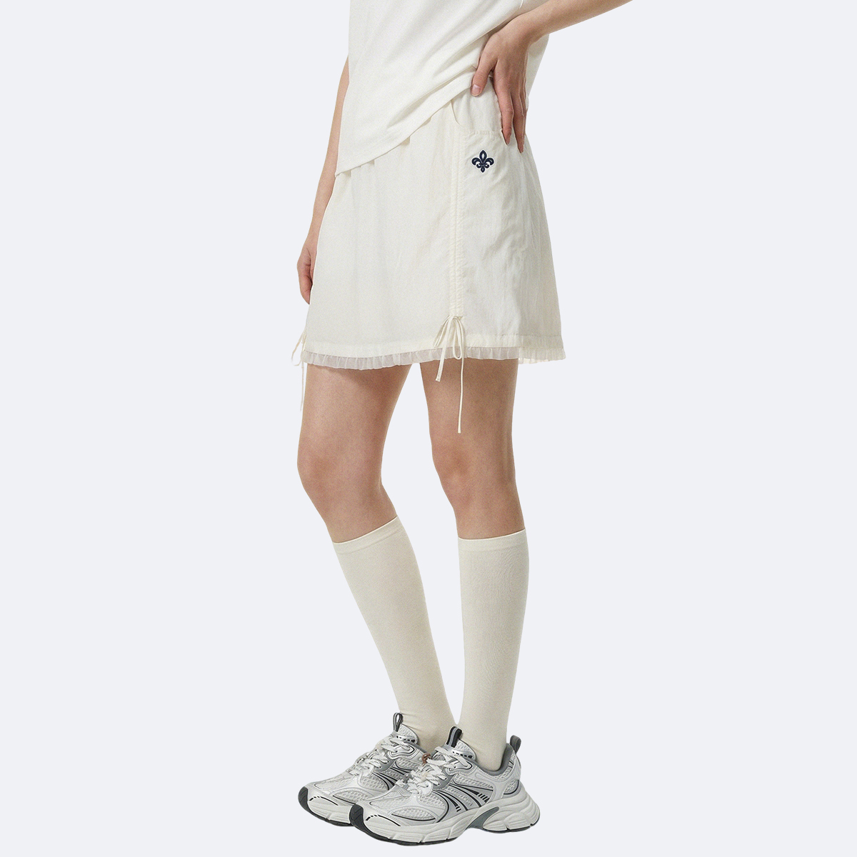 女裝鳶尾花LOGO涼感半身短裙