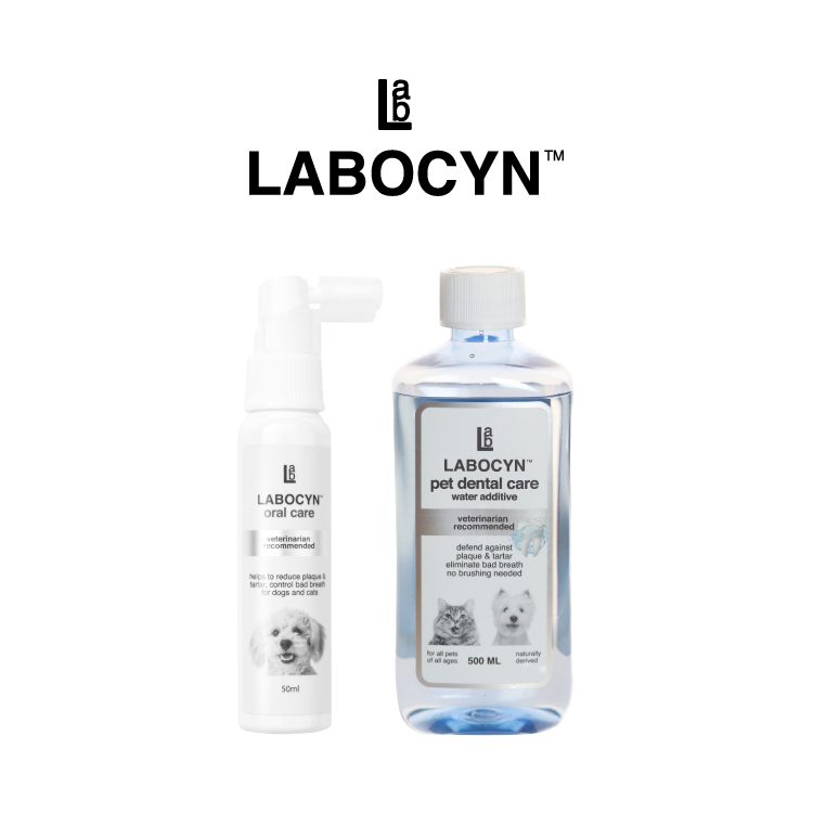 [免運] 日常口腔照護雙效組 - 潔牙水+口腔護理噴霧｜LABOCYN