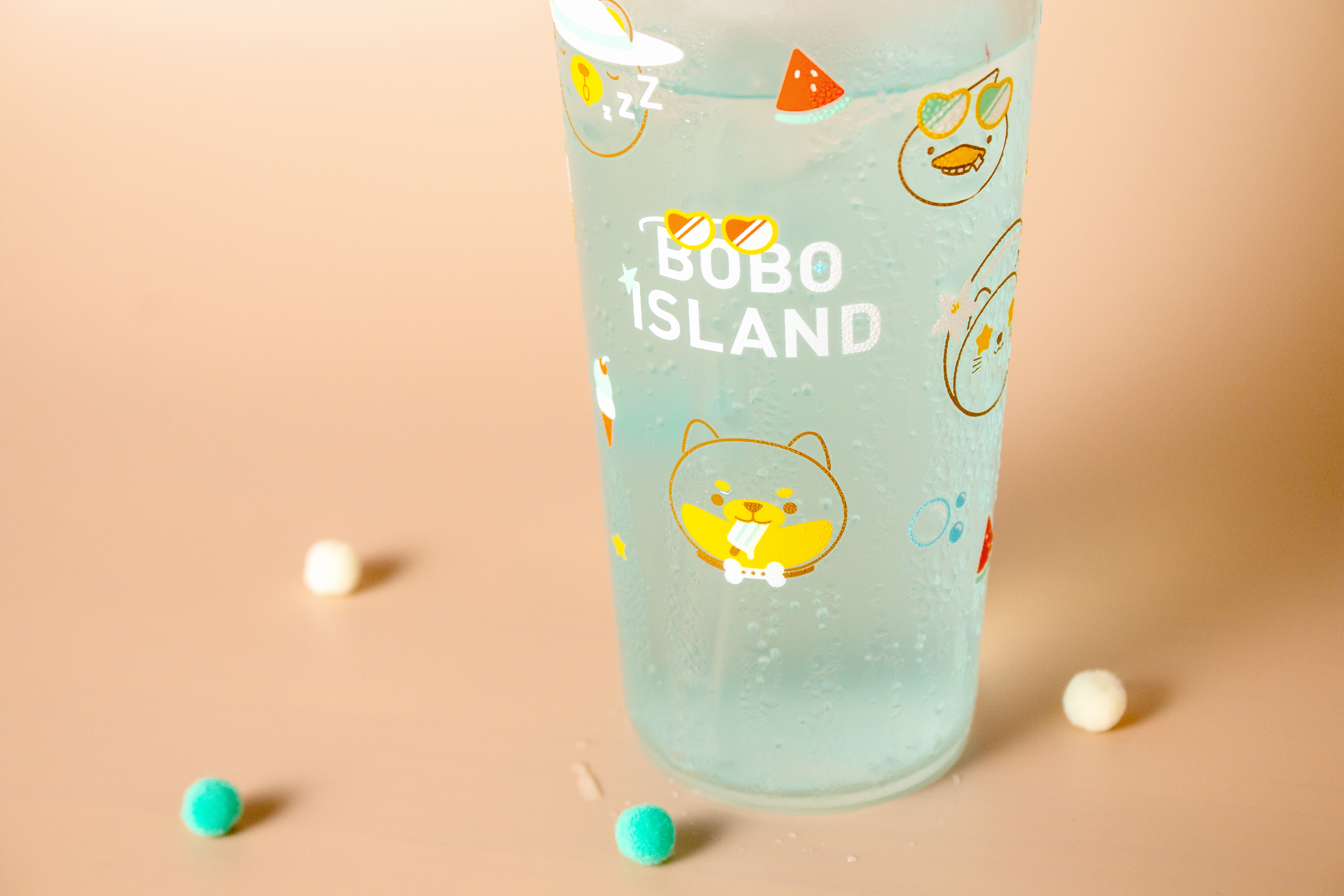 玻玻島-霧面吸管杯