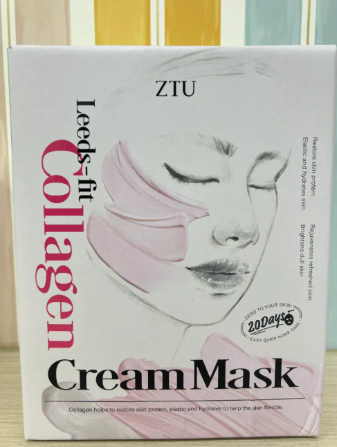 TT22  Leeds-fit 膠原蛋白霜面膜(20天) Leeds-fit Collagen Cream Mask (20days) (ZTU005)