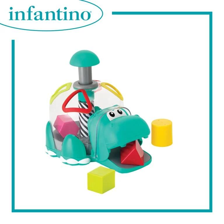 INFANTINO 形狀分類旋轉河馬