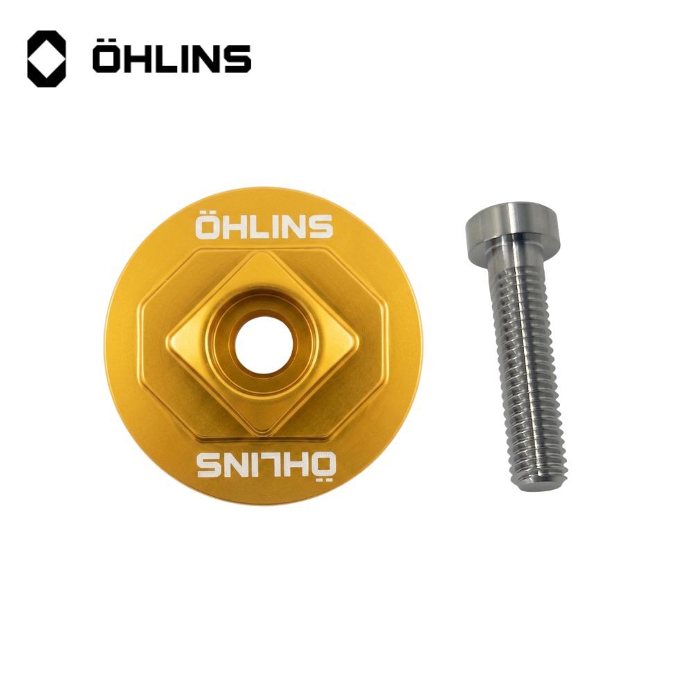 Öhlins 金色版龍頭上蓋(附贈螺絲)