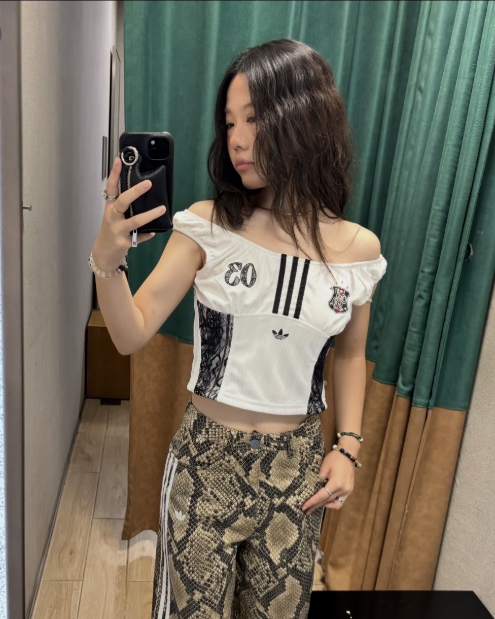 ADIDAS ORIGINALS BLK TANK TOP 復古條紋 蕾絲拼接 法式 無袖 背心 運動衫 女款 白色 白黑 KU4750 / 預購