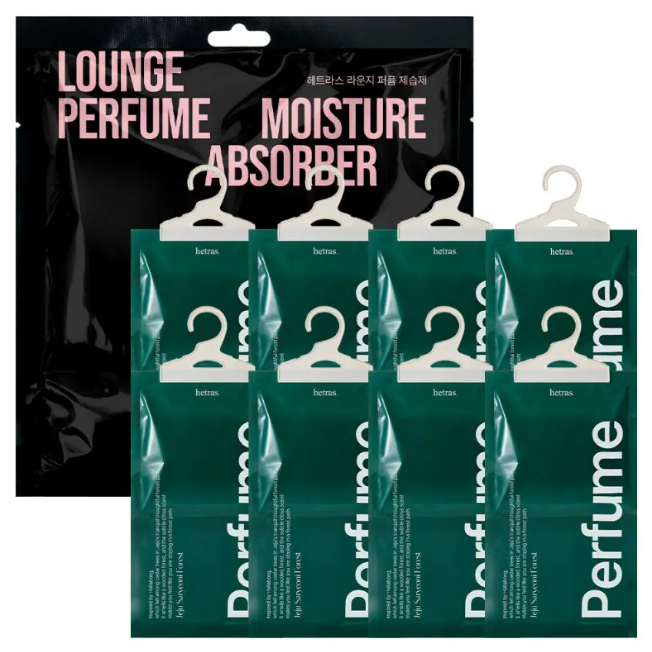 TT34 Hetras  Lounge Perfume Moisture Absorbe 香氛衣物除濕包 (一套8包)