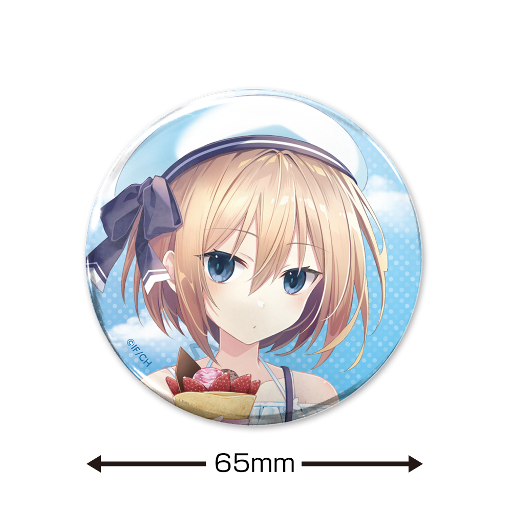 描き下ろし ﾌﾞﾗﾝ 65mm缶ﾊﾞｯｼﾞ ｽｲｰﾂﾀｲﾑVer. COSPA 062926