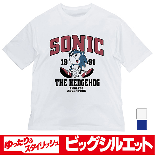 ｸﾗｼｯｸｿﾆｯｸ ﾋﾞｯｸﾞｼﾙｴｯﾄTｼｬﾂ/NAVY COSPA 062926