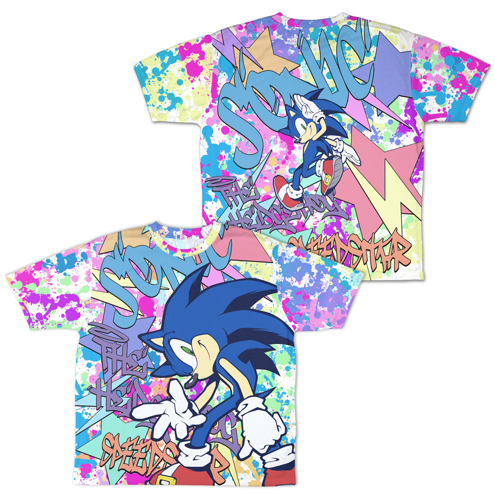 ｿﾆｯｸ･ｻﾞ･ﾍｯｼﾞﾎｯｸﾞ 両面ﾌﾙｸﾞﾗﾌｨｯｸTｼｬﾂ ｸﾞﾗﾌｨﾃｨVer. COSPA 062926
