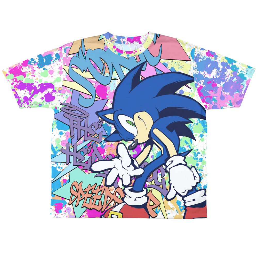 ｿﾆｯｸ･ｻﾞ･ﾍｯｼﾞﾎｯｸﾞ 両面ﾌﾙｸﾞﾗﾌｨｯｸTｼｬﾂ ｸﾞﾗﾌｨﾃｨVer. COSPA 062926