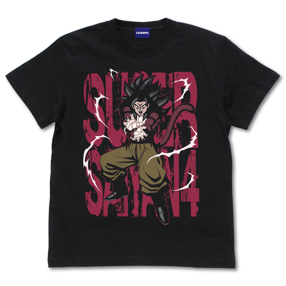 超ｻｲﾔ人4 孫悟空 Tｼｬﾂ/BLACK COSPA 062926