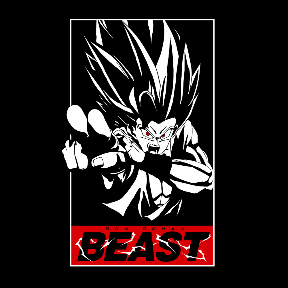 孫悟飯(ﾋﾞｰｽﾄ)Tｼｬﾂ/BLACK COSPA 062926