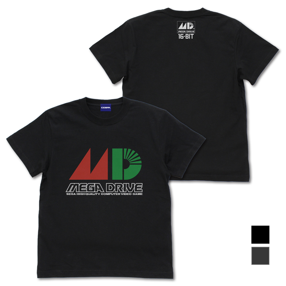 ﾒｶﾞﾄﾞﾗｲﾌﾞ ﾛｺﾞ Tｼｬﾂ/BLACK COSPA 062926