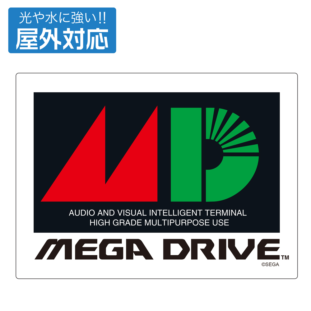 ﾒｶﾞﾄﾞﾗｲﾌﾞ 屋外対応ｽﾃｯｶｰ COSPA 062926
