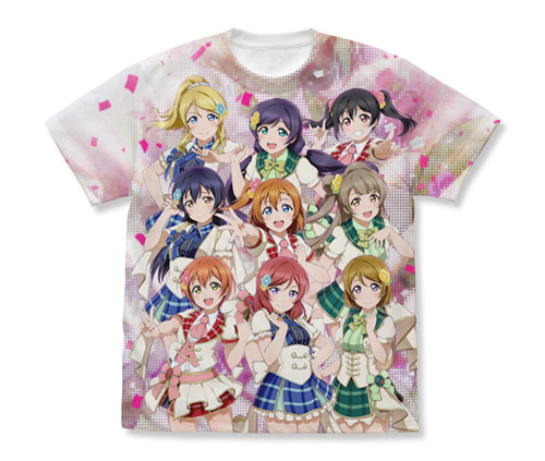 μ's ﾌﾙｸﾞﾗﾌｨｯｸTｼｬﾂ/WHITE COSPA 062926