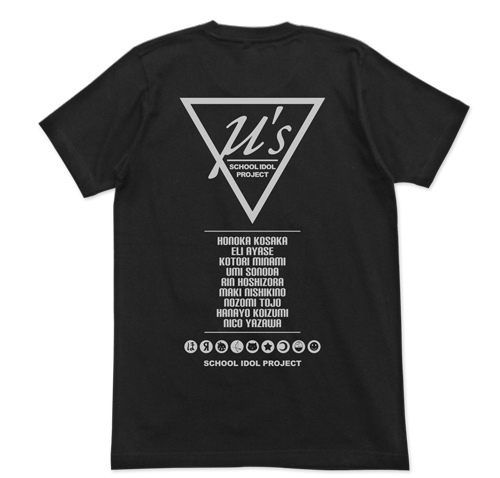 μ's ﾄﾞﾗｲTｼｬﾂ/BLACK COSPA 062926