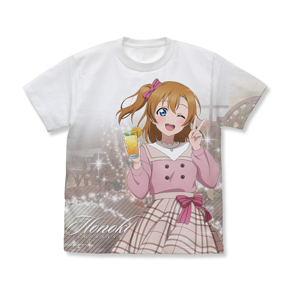 描き下ろし 高坂 穂乃果 ﾌﾙｸﾞﾗﾌｨｯｸTｼｬﾂ ﾊﾟｰﾃｨｰﾄﾞﾚｽ Ver/WHITE COSPA 062926