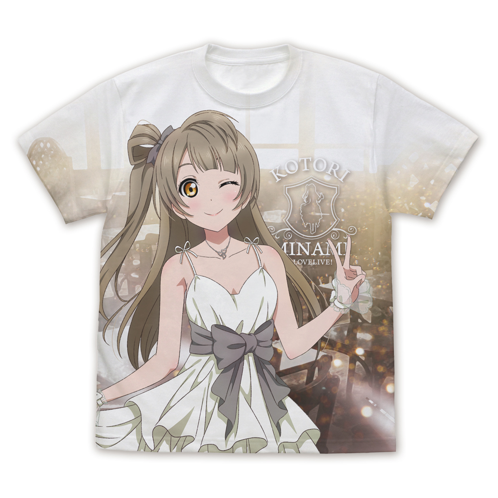 描き下ろし 南 ことり ﾌﾙｸﾞﾗﾌｨｯｸTｼｬﾂ ﾊﾟｰﾃｨｰﾄﾞﾚｽ2024/WHITE COSPA 062926