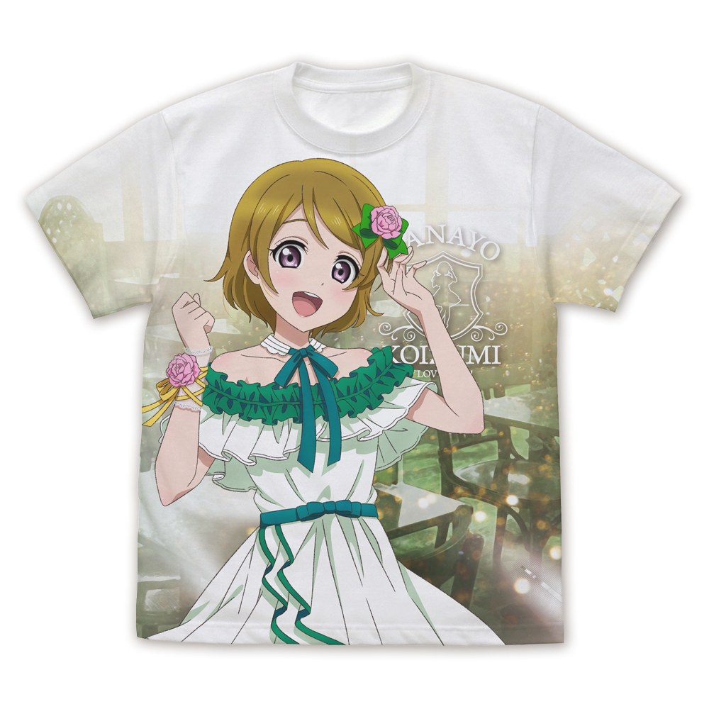 描き下ろし 小泉花陽 ﾌﾙｸﾞﾗﾌｨｯｸTｼｬﾂ ﾊﾟｰﾃｨｰﾄﾞﾚｽ2024/WHITE COSPA 062926