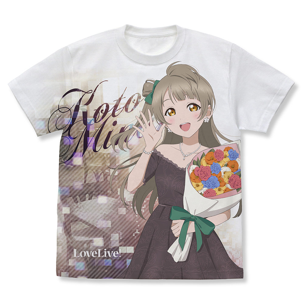 描き下ろし 南 ことり ﾌﾙｸﾞﾗﾌｨｯｸTｼｬﾂ ﾊﾟｰﾃｨｰﾄﾞﾚｽ2025/WHITE COSPA 062926