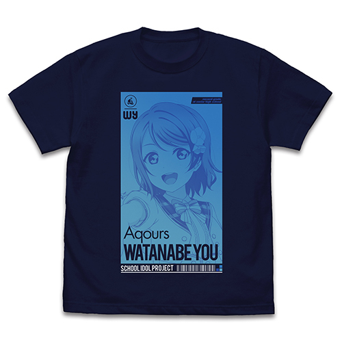 渡辺 曜 Tｼｬﾂ ALL STARS Ver./NAVY COSPA 062926