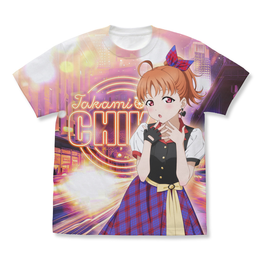 描き下ろし 高海千歌 ﾌﾙｸﾞﾗﾌｨｯｸTｼｬﾂ ｿﾛｺﾝｻｰﾄver./WHITE COSPA 062926