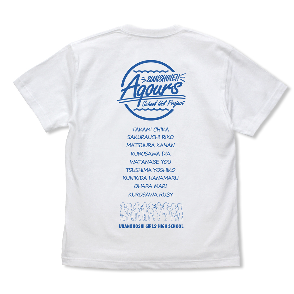 Aqours Tｼｬﾂ/WHITE COSPA 062926