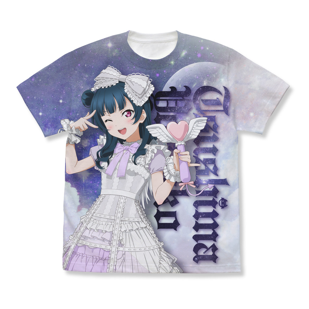 描き下ろし 津島善子 ﾌﾙｸﾞﾗﾌｨｯｸTｼｬﾂ ｿﾛｺﾝｻｰﾄver./WHITE COSPA 062926