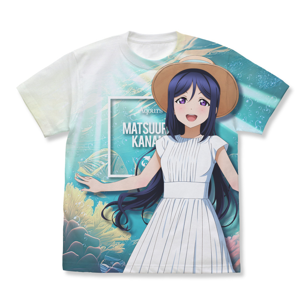 描き下ろし 松浦果南 ﾌﾙｸﾞﾗﾌｨｯｸTｼｬﾂ ｿﾛｺﾝｻｰﾄver./WHITE COSPA 062926