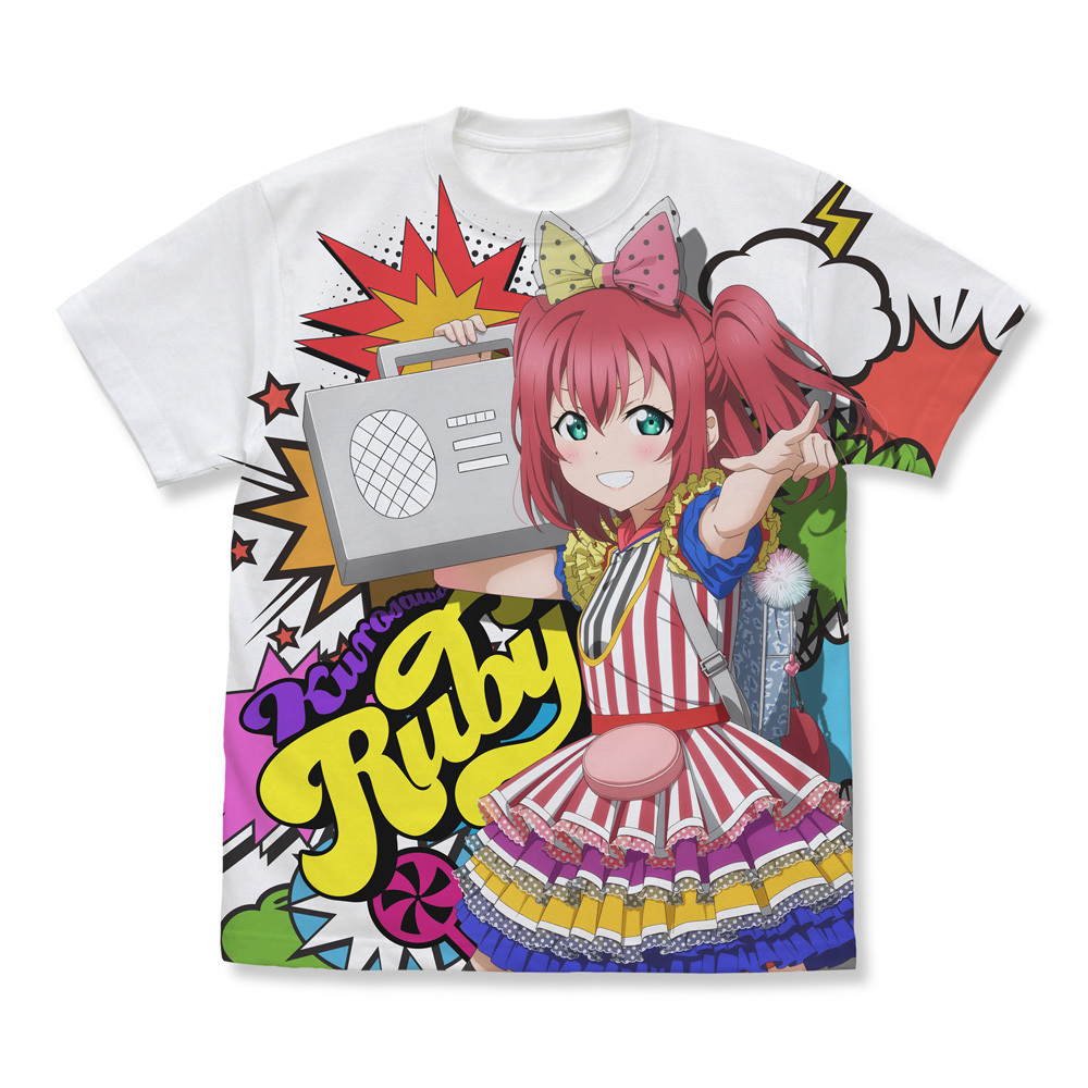 描き下ろし 黒澤ﾙﾋﾞｨ ﾌﾙｸﾞﾗﾌｨｯｸTｼｬﾂ ｿﾛｺﾝｻｰﾄver./WHITE COSPA 062926