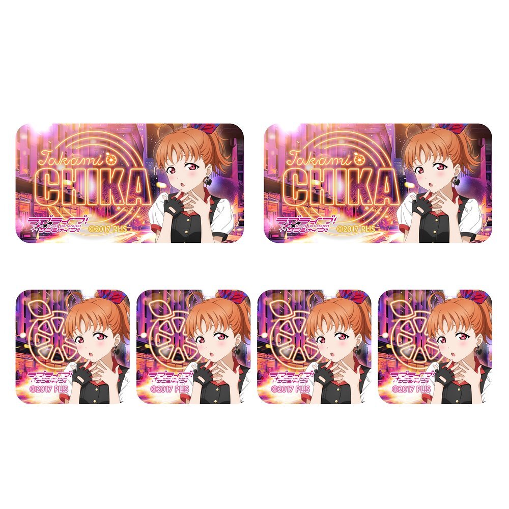 描き下ろし 高海千歌 ﾐﾆｽﾃｯｶｰｾｯﾄ ｿﾛｺﾝｻｰﾄver. COSPA 062926