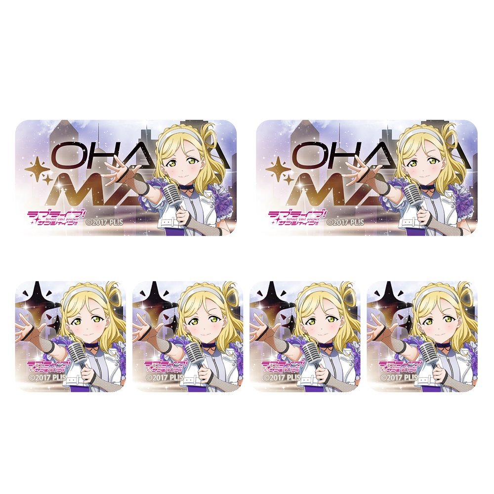 描き下ろし 小原鞠莉 ﾐﾆｽﾃｯｶｰｾｯﾄ ｿﾛｺﾝｻｰﾄver. COSPA 062926