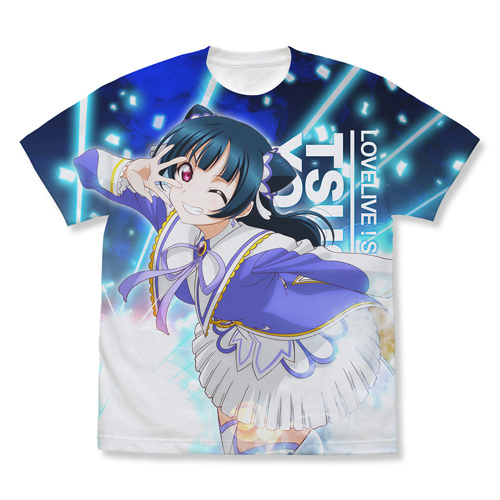 津島善子 ﾌﾙｸﾞﾗﾌｨｯｸTｼｬﾂ Over the Rainbow Ver./WHITE COSPA 062926