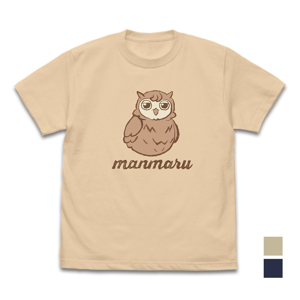 ﾏﾝﾏﾙ 手描き風Tｼｬﾂ/LIGHT BEIGE COSPA 062926