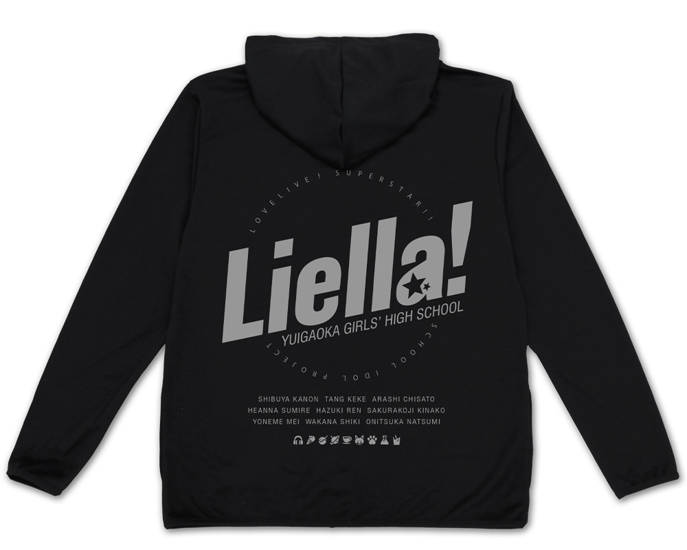 Liella! 薄手ﾄﾞﾗｲﾊﾟｰｶｰ/BLACK COSPA 062926