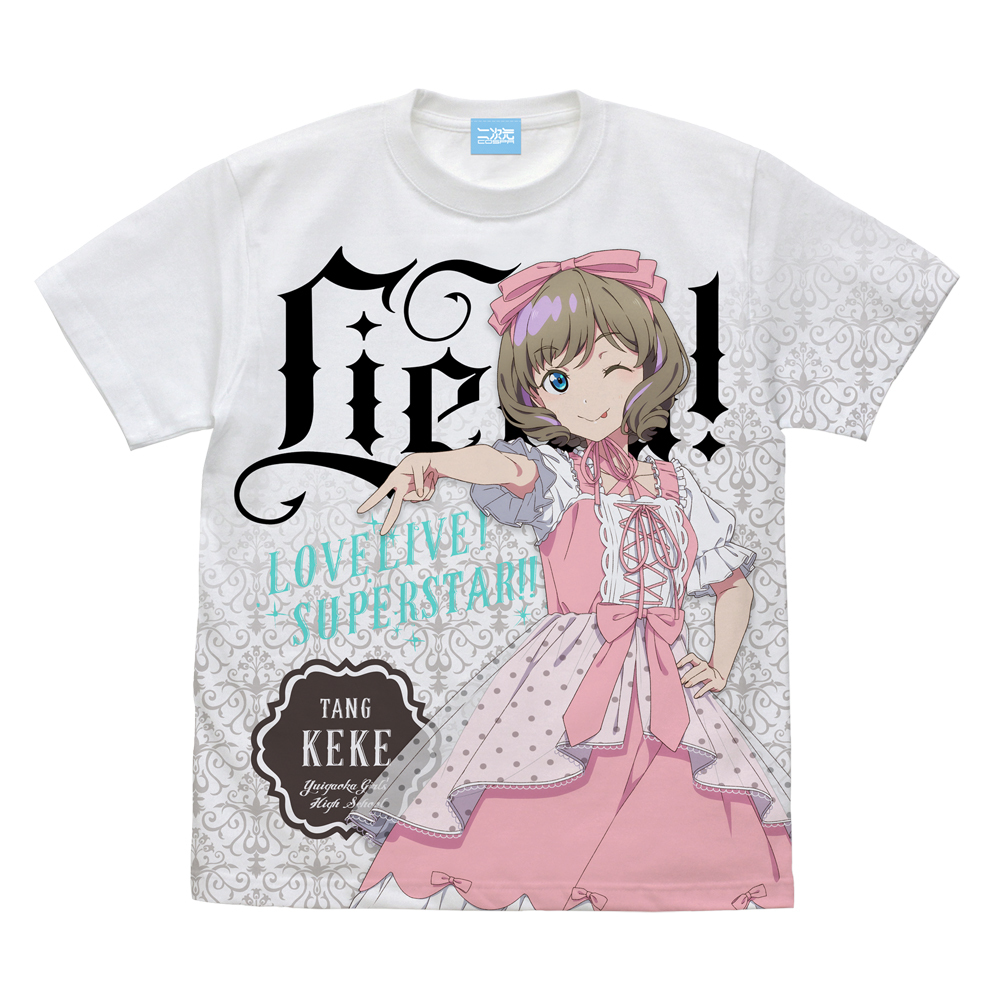 描き下ろし 唐 可可 ﾌﾙｸﾞﾗﾌｨｯｸTｼｬﾂ ﾛﾘｰﾀﾌｧｯｼｮﾝ/WHITE COSPA 062926