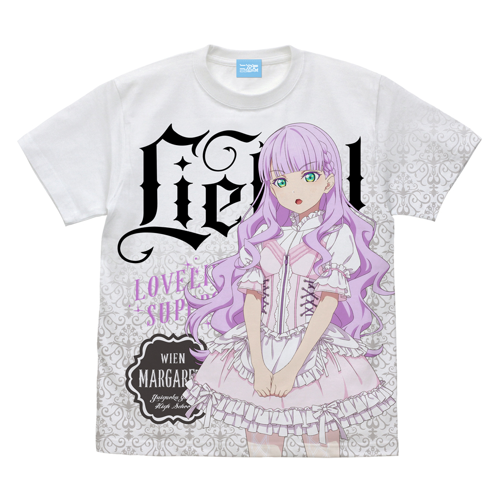 描き下ろし ｳｨｰﾝ･ﾏﾙｶﾞﾚｰﾃ ﾌﾙｸﾞﾗﾌｨｯｸTｼｬﾂ ﾛﾘｰﾀﾌｧｯｼｮﾝ/WHITE COSPA 062926