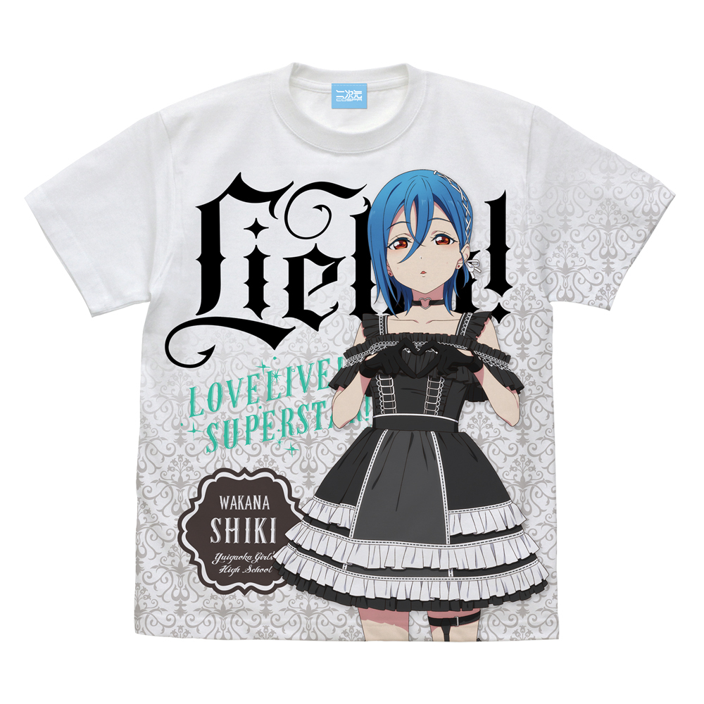描き下ろし 若菜 四季 ﾌﾙｸﾞﾗﾌｨｯｸTｼｬﾂ ﾛﾘｰﾀﾌｧｯｼｮﾝ Ver./WHITE COSPA 062926