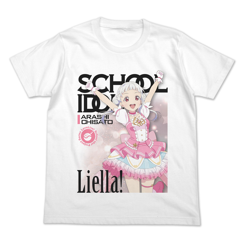 嵐 千砂都 ﾌﾙｶﾗｰTｼｬﾂ ｵﾌｨｼｬﾙｶｰﾄﾞｹﾞｰﾑVer./WHITE COSPA 062926
