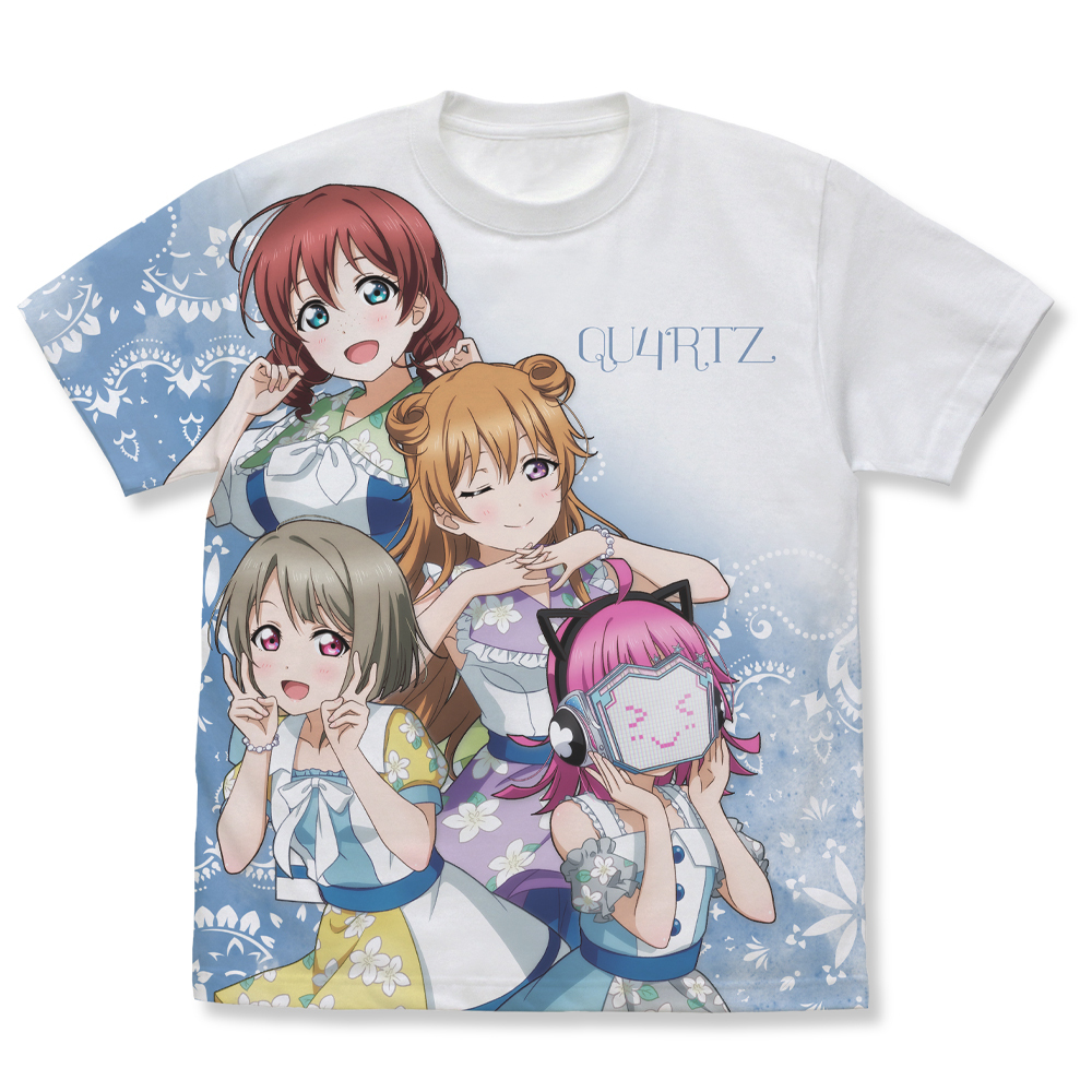 QU4RTZ ﾌﾙｸﾞﾗﾌｨｯｸTｼｬﾂ/WHITE COSPA 062926