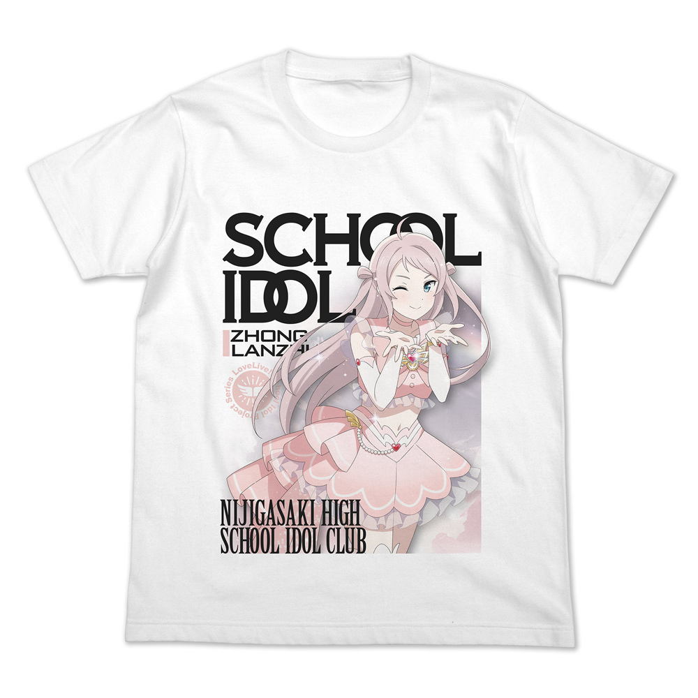 鐘 嵐珠 ﾌﾙｶﾗｰTｼｬﾂ ｵﾌｨｼｬﾙｶｰﾄﾞｹﾞｰﾑVer./WHITE COSPA 062926