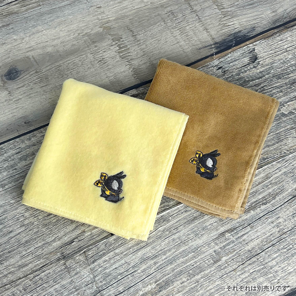 Pちゃん 刺繍ﾊﾝﾄﾞﾀｵﾙ/LIGHT YELLOW COSPA 062926