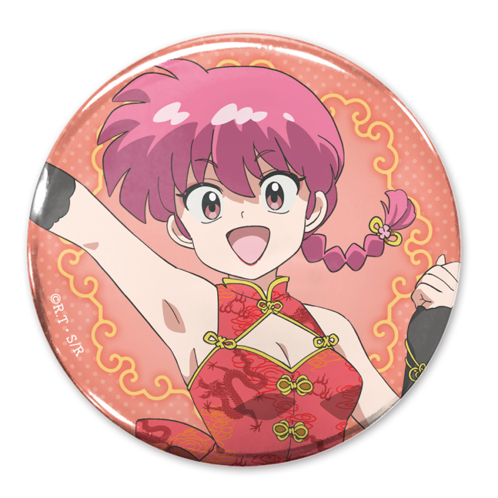 描き下ろし らんま 65mm缶ﾊﾞｯｼﾞ ﾁｬｲﾅ×ｱｲﾄﾞﾙVer. COSPA 062926