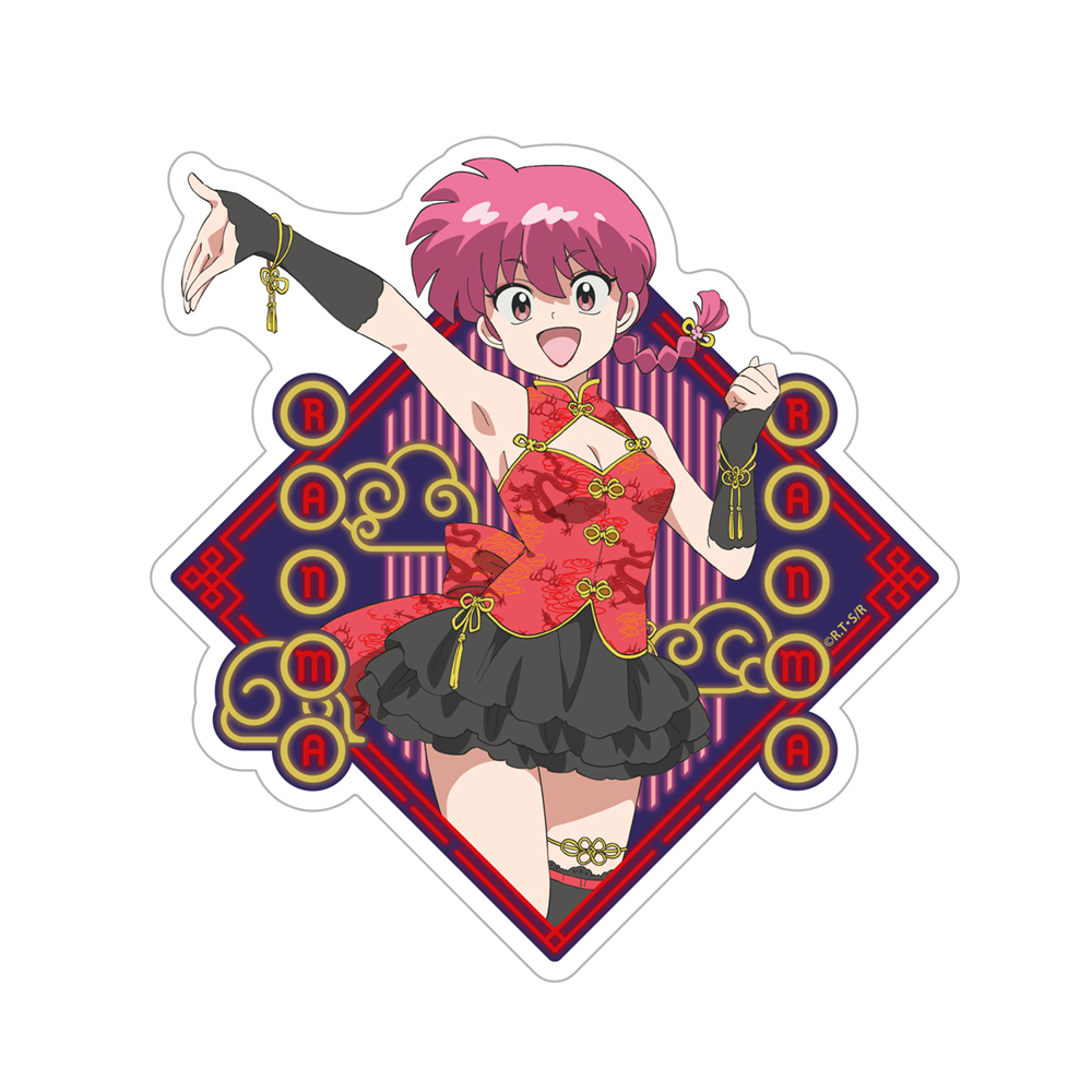描き下ろし らんま 屋外対応ｽﾃｯｶｰ ﾁｬｲﾅ×ｱｲﾄﾞﾙVer. COSPA 062926