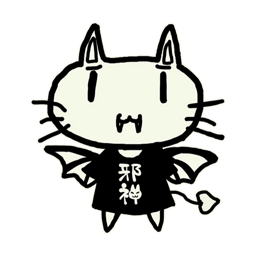 邪神ちゃん 蓄光Tｼｬﾂ/WHITE COSPA 062926