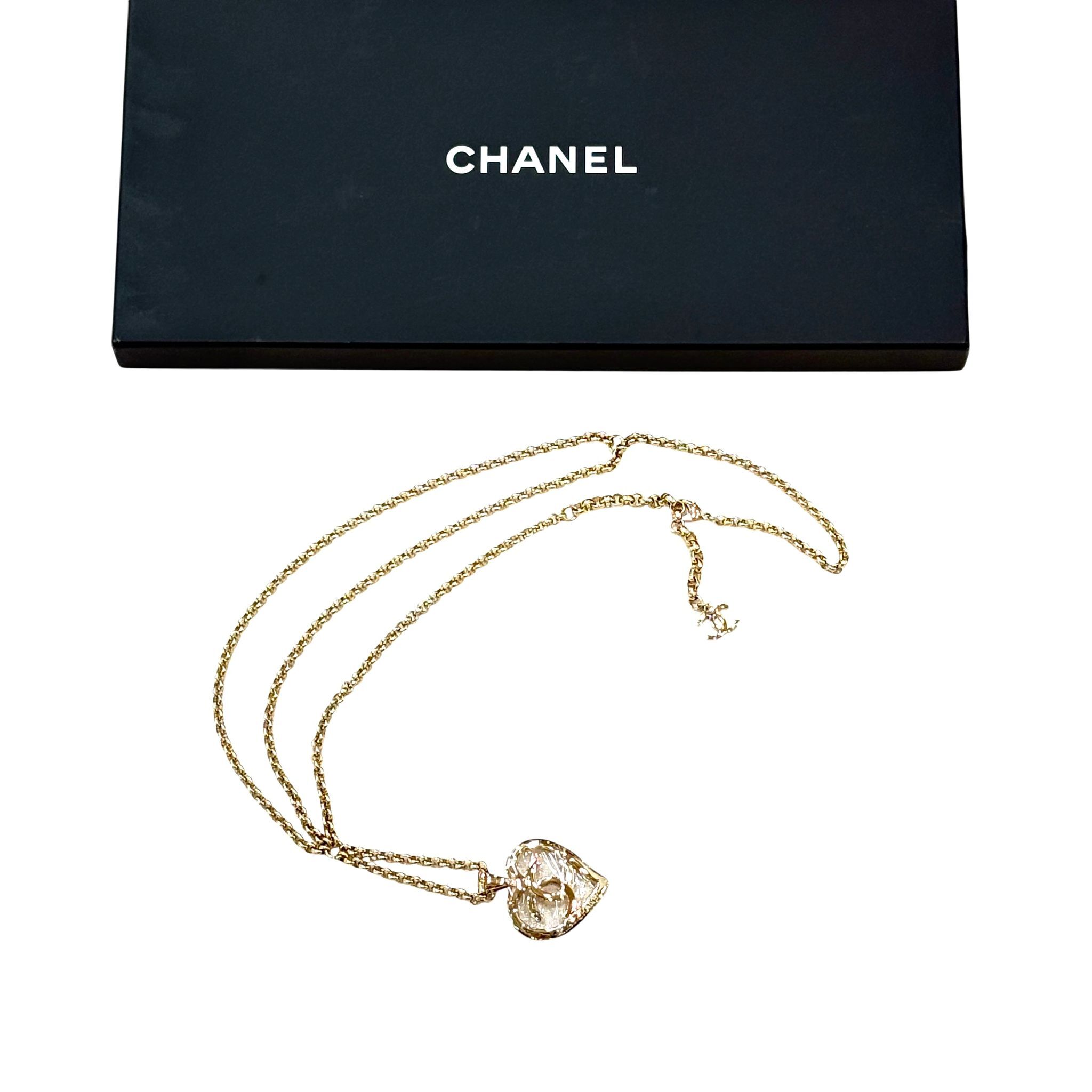 全新CHANEL腰鏈 Waist chain 愛心簍空淡金色金屬 #BRAND NEW #香榭站正品