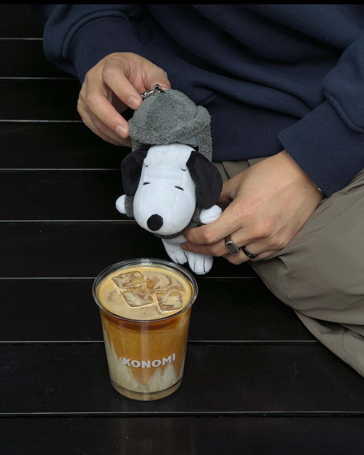 濟州島限定 Snoopy Garden 史努比 石頭爺爺 毛絨 吊飾 三款