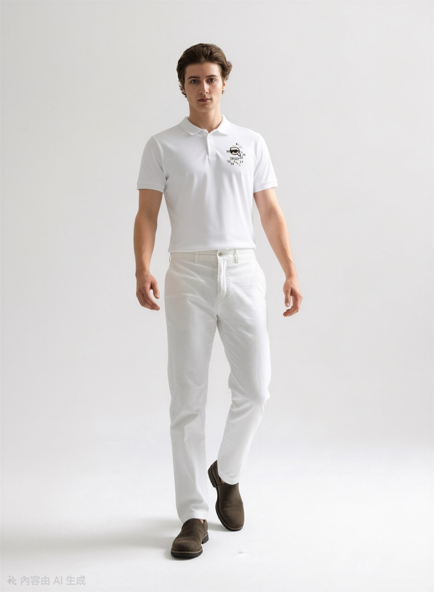 KARL 老佛爺圖案 男款 polo #6-11