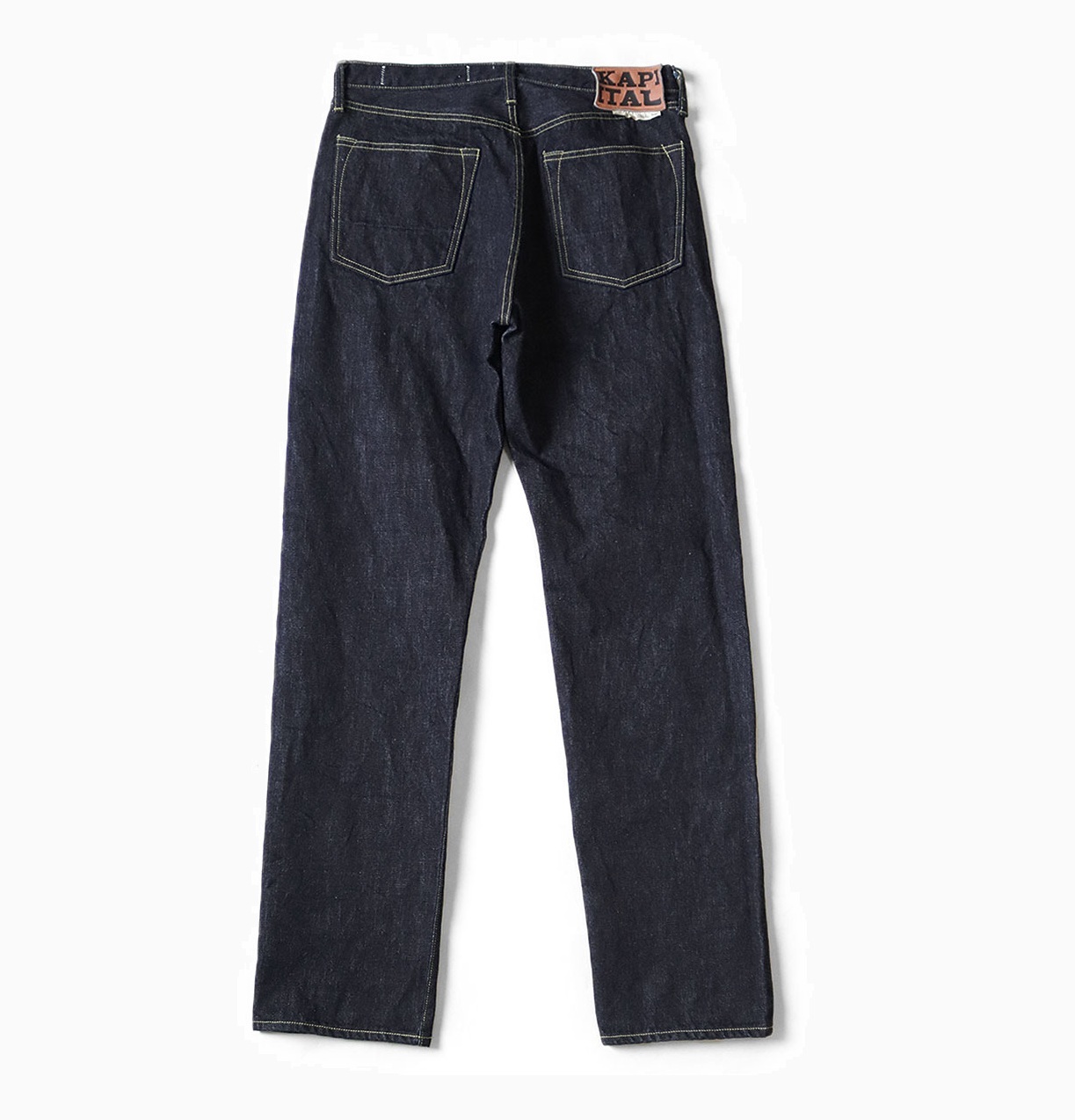 KAPITAL 14oz DENIM 5-POCKET Monkey CISCO PANTS - PRE ORDER ITEM (預訂中)
