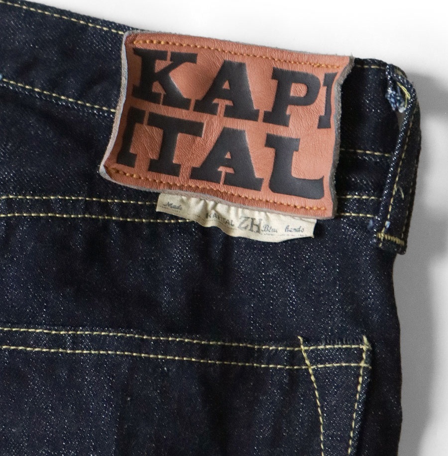 KAPITAL 14oz DENIM 5-POCKET Monkey CISCO PANTS - PRE ORDER ITEM (預訂中)