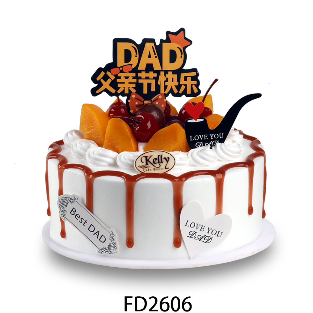 Father's Day Fruit Cocktail Cake